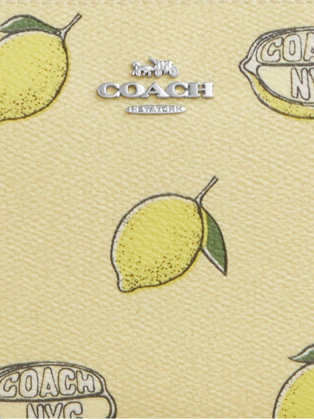 Coach Nolita 19 with Lemon Print • Style CAL26 • Shoulder Bag or Wristlet - Picture 7 of 15